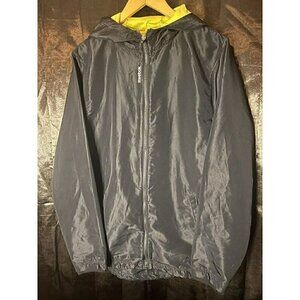 Reebok Windbreaker Hooded Full Zip Jacket Medium